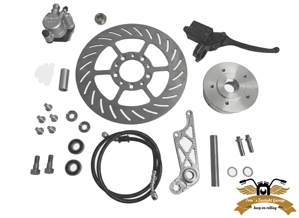 Scheibenbremse vorne Bremse Kit Set 260 mm Bremsscheibe Piaggio Ciao Preisknaller