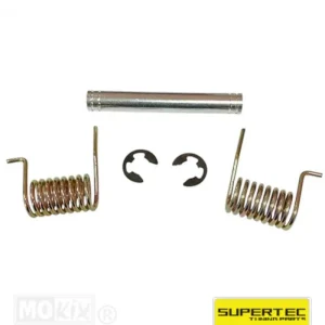 Achse Hauptständer Ständer Ciao 14x112mm mit Federn und Clips -Supertec- Knallerangebot