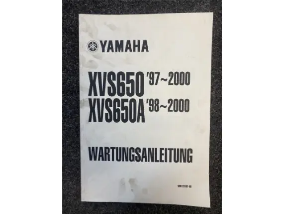 Finale Aktion Yamaha Wartungsanleitung XVS650/Xvs650A 1997-2000