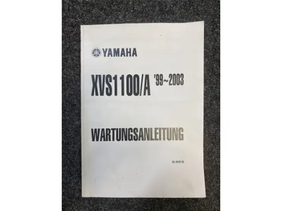 Garantierte Lieferung Yamaha Wartungsnleitung XVS1100/A 1999-2003